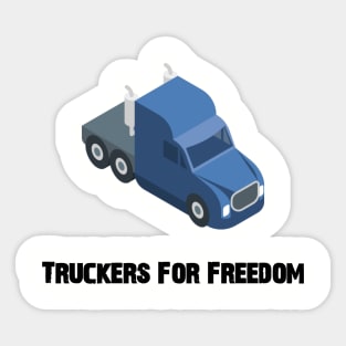 Truckers For Freedom Sticker